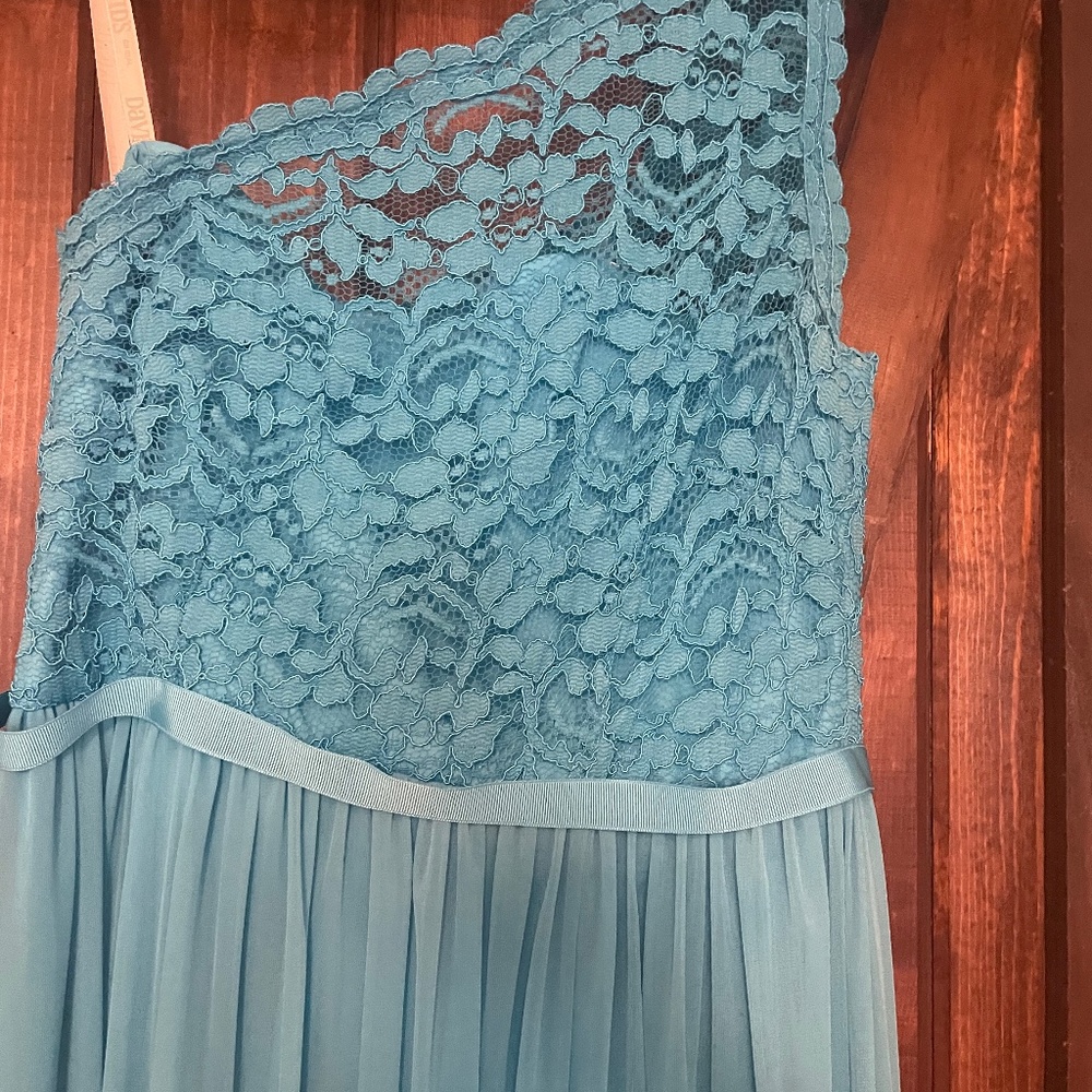 Blue long dress